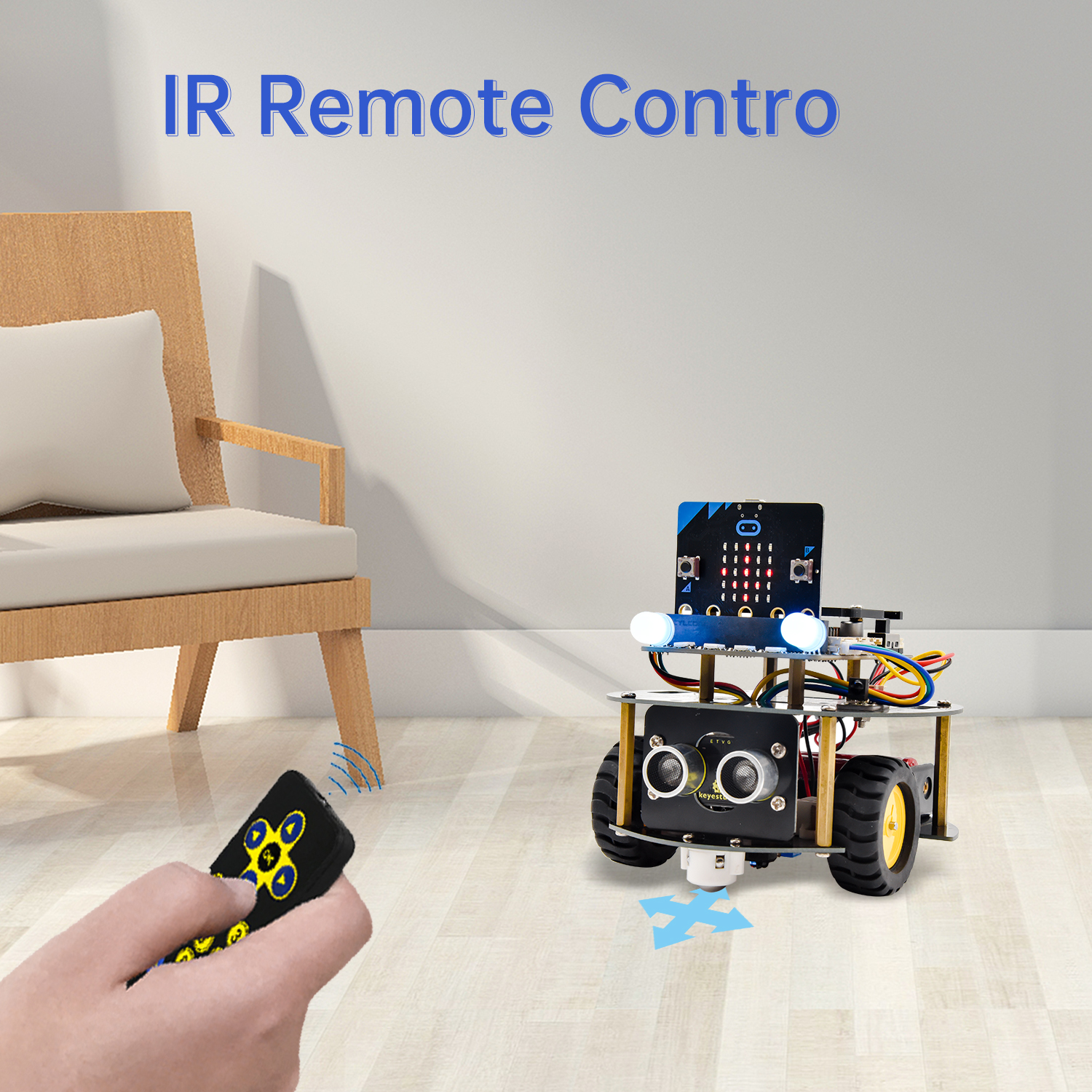 Keyestudio Micro:Bit V2 Robot  - Smart Home Micro Bit reseña y precio