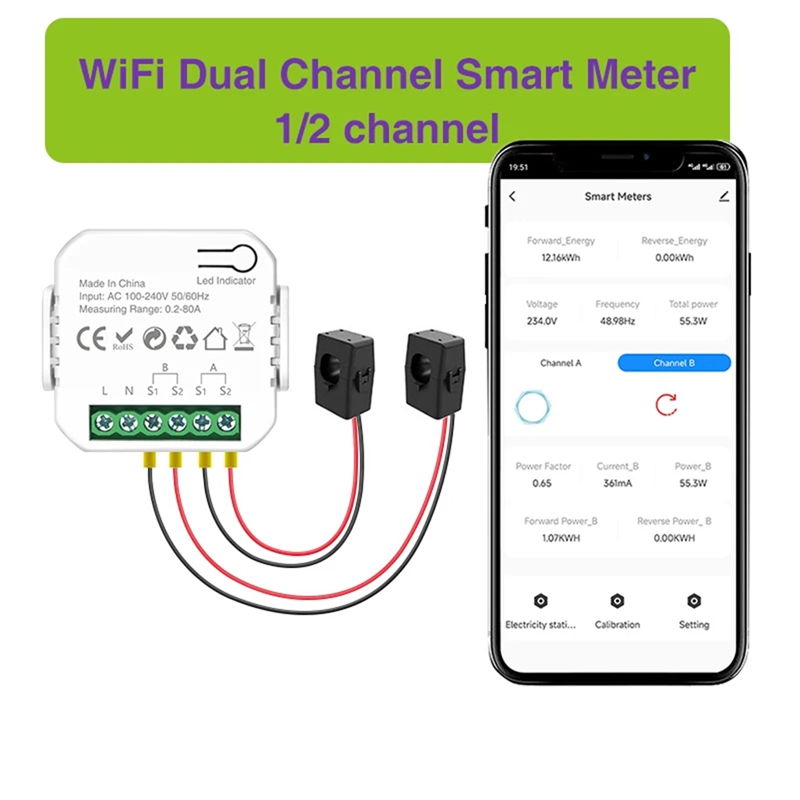 Tuya Wifi Smart Power Meter wi - Smart Home reseña y precio