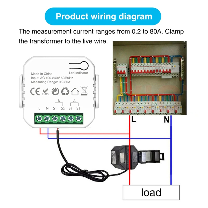 Tuya Wifi Smart Power Meter wi - Smart Home reseña y precio