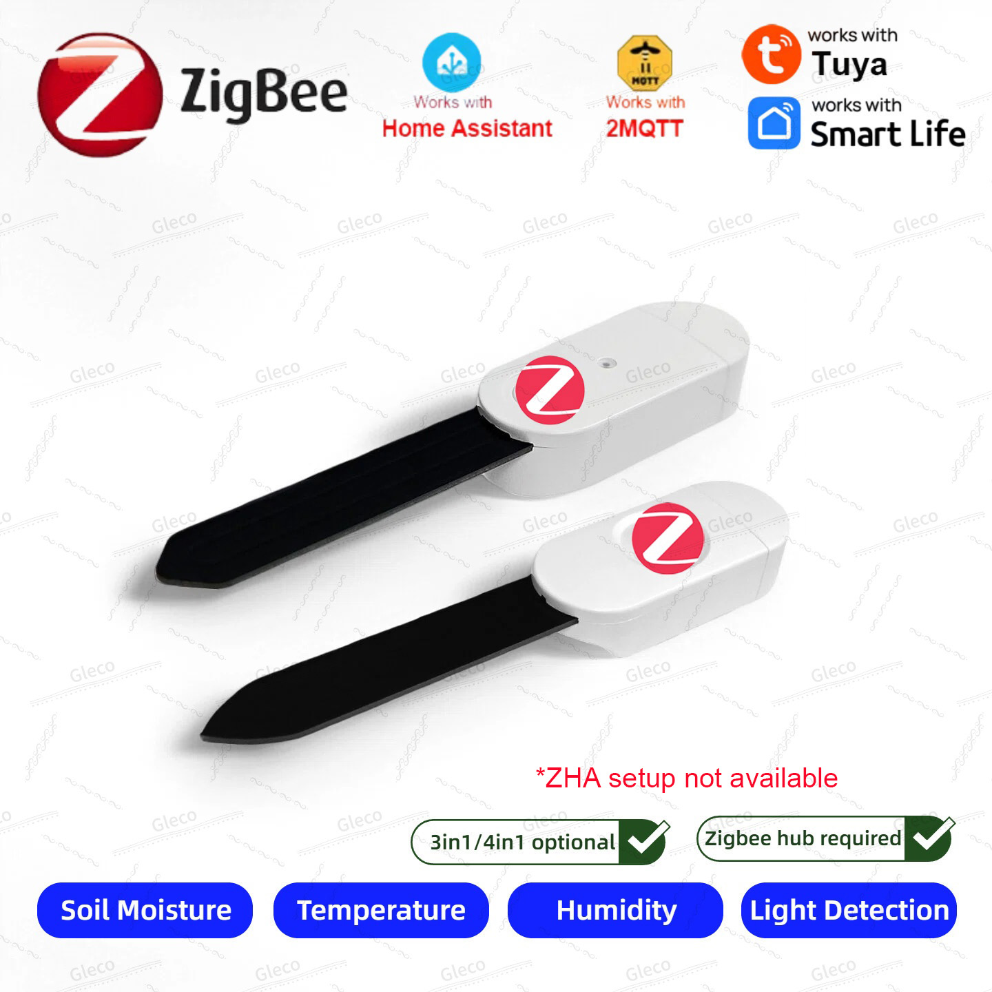 Zigbee Soil Moisture Sensor Me - Smart Home Villa reseña y precio
