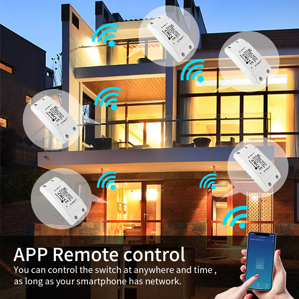 16A WiFi Tuya Smart Switch Wir - Smart Home Google reseña y precio