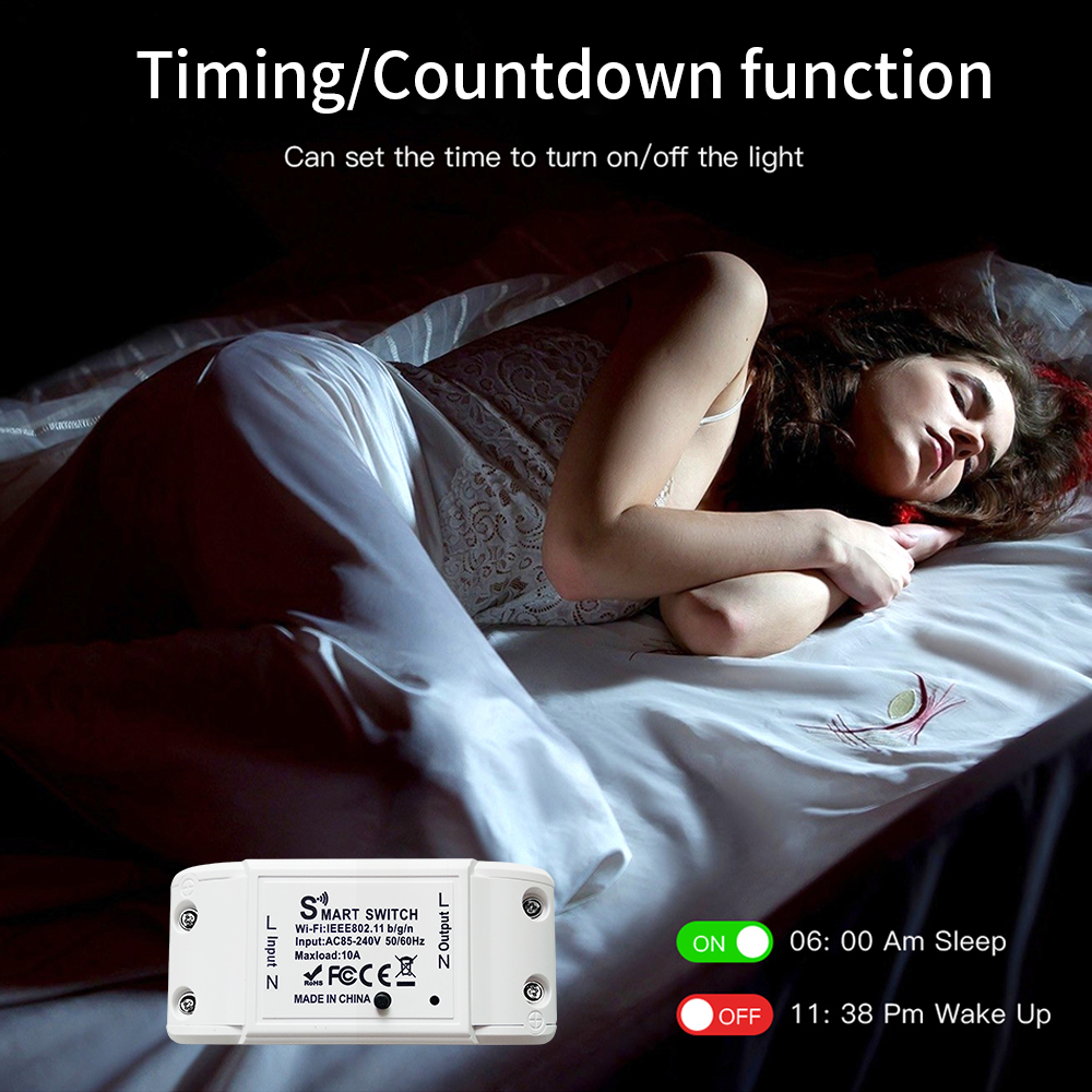 16A WiFi Tuya Smart Switch Wir - Smart Home Google reseña y precio