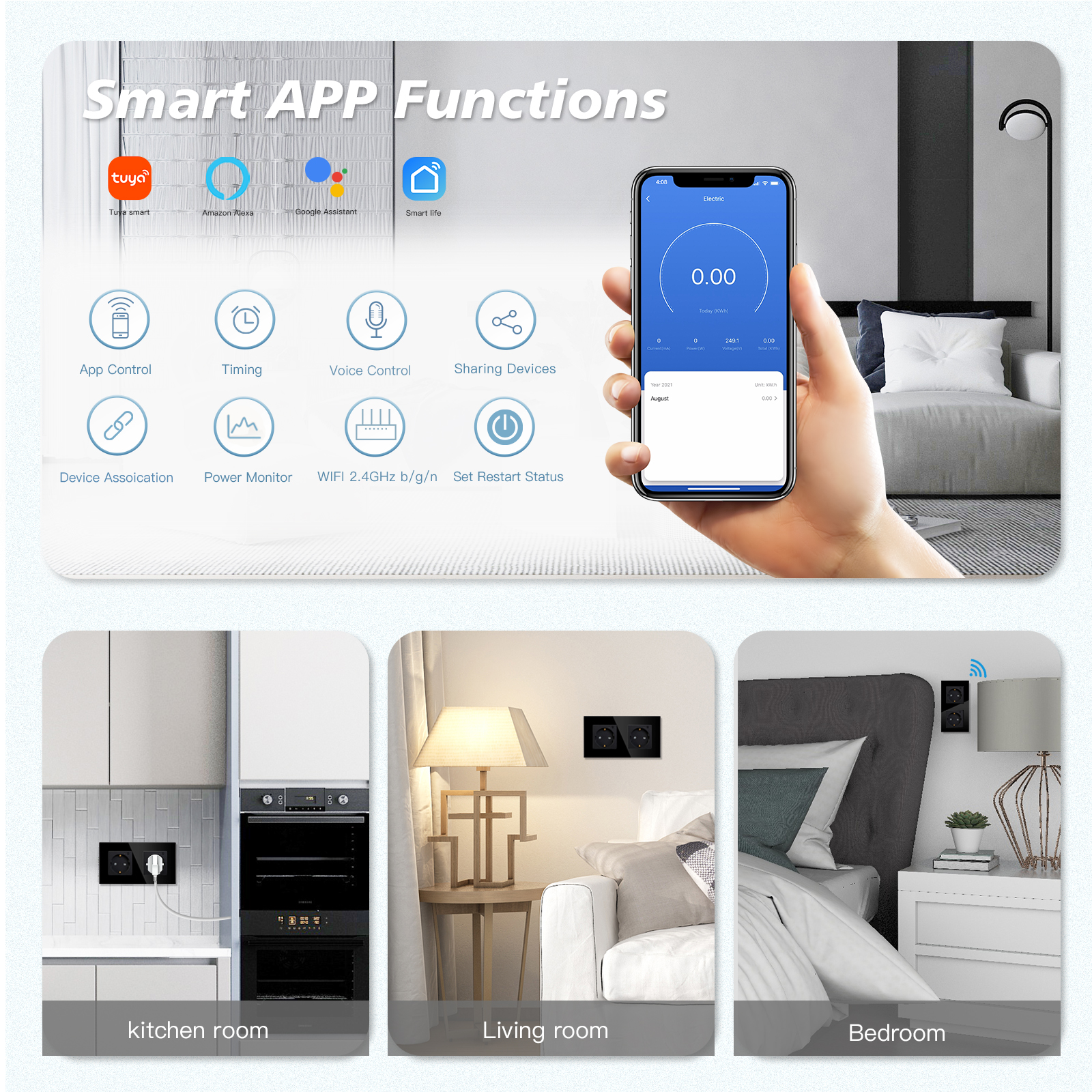 BSEED EU Electrical Wifi Smart - Smart Home Europe reseña y precio
