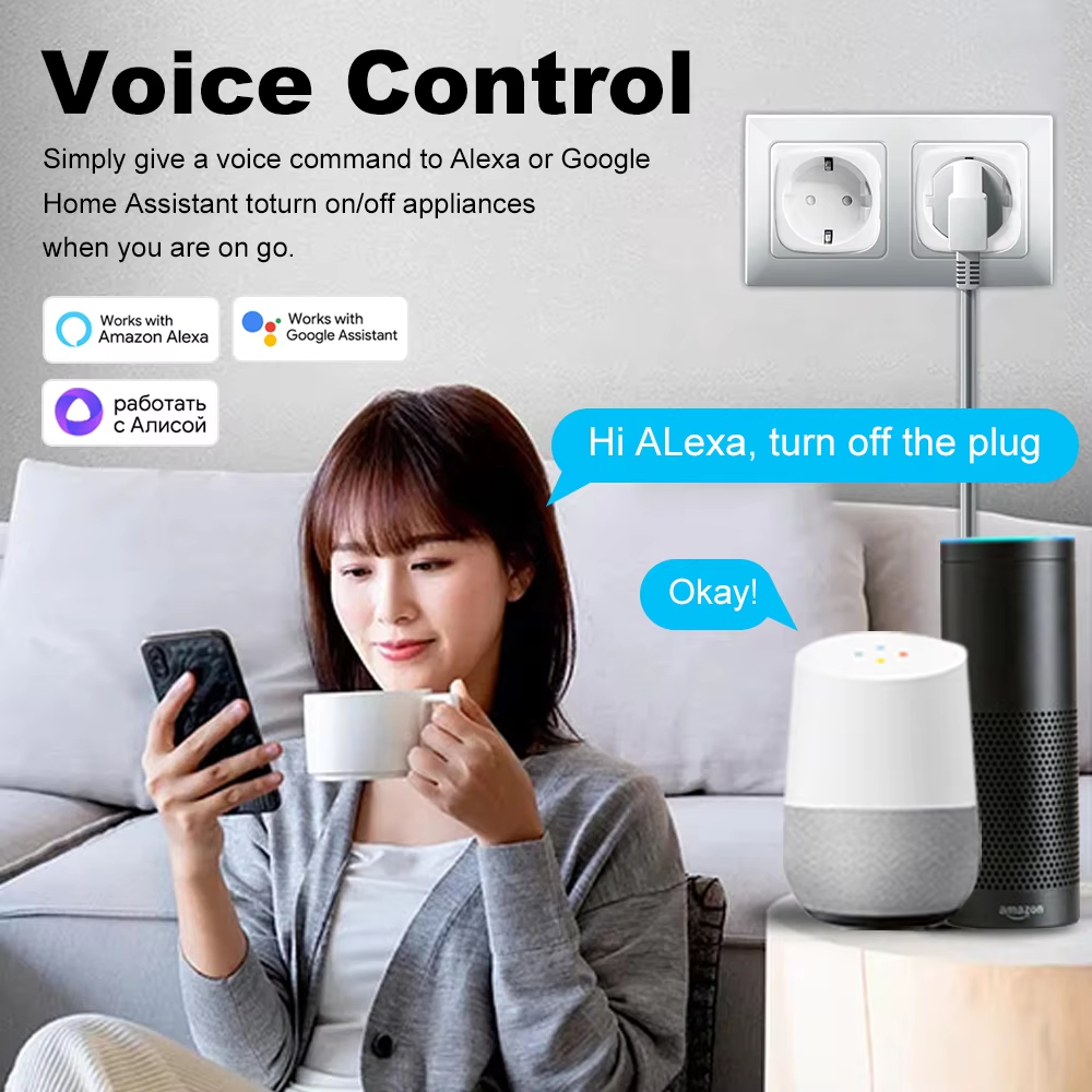 20A AC100-240V Wifi Smart Plug - Smart Home Europe reseña y precio