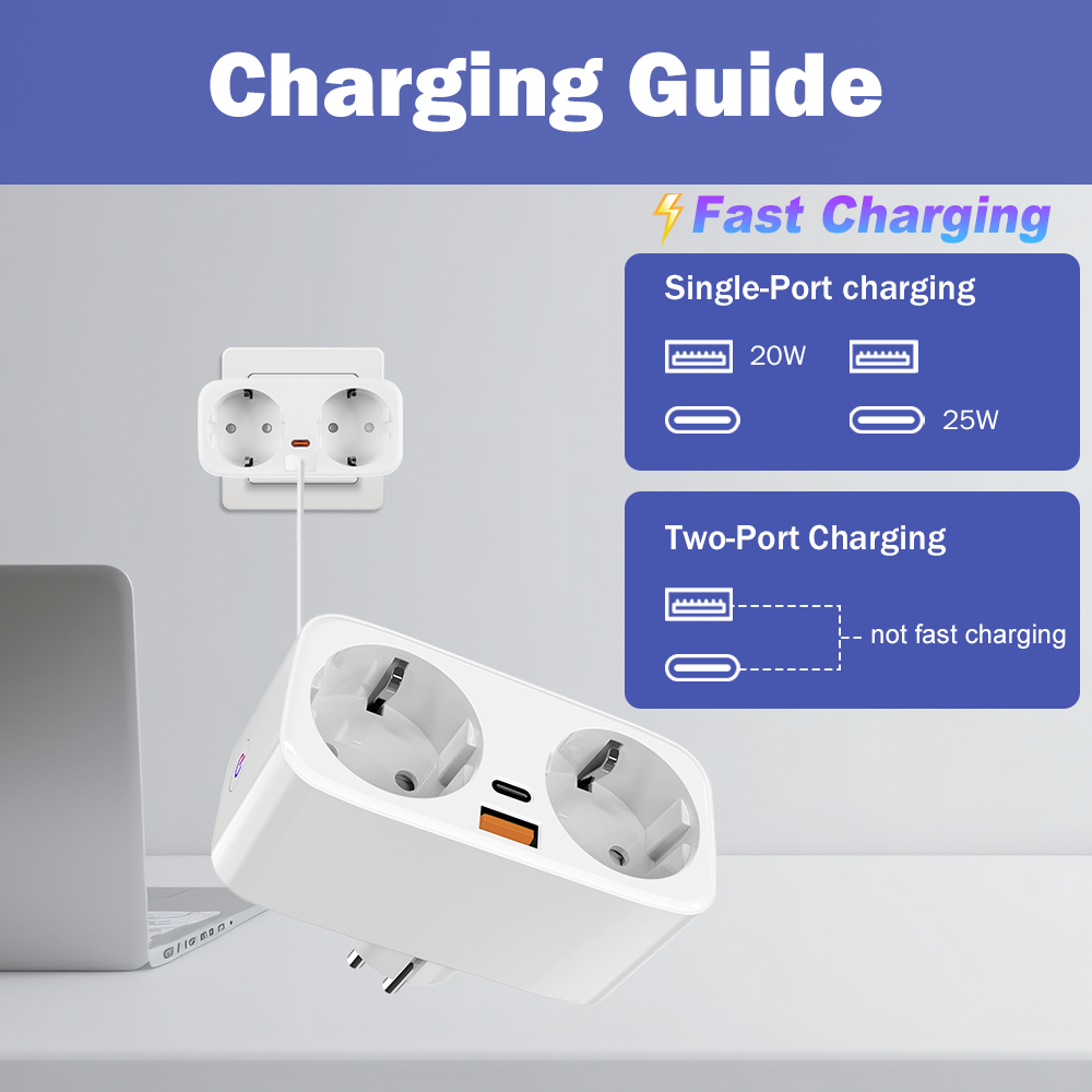 Tuya 16A WiFi Smart EU Plug PD - Smart Home Europe reseña y precio