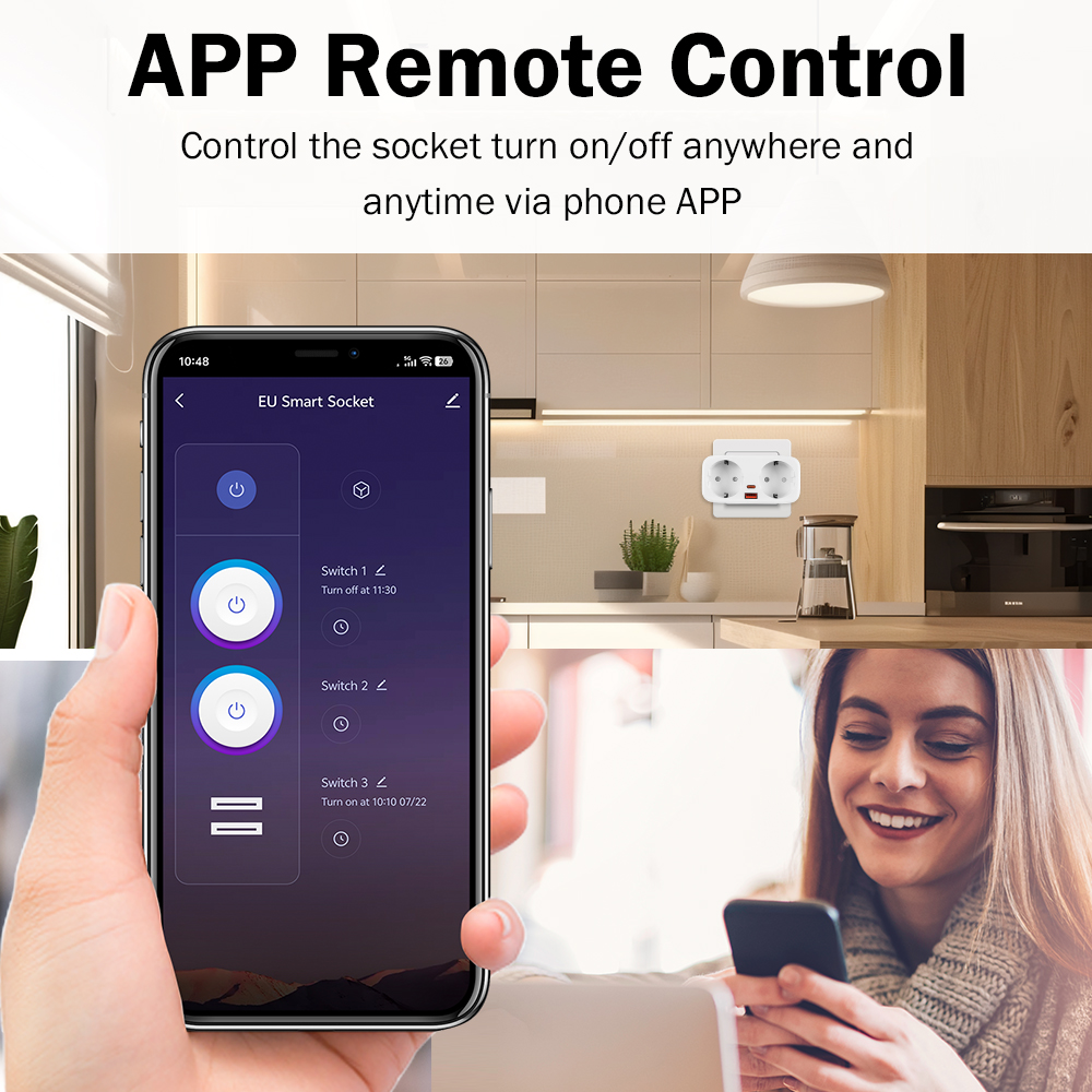 Tuya 16A WiFi Smart EU Plug PD - Smart Home Europe reseña y precio