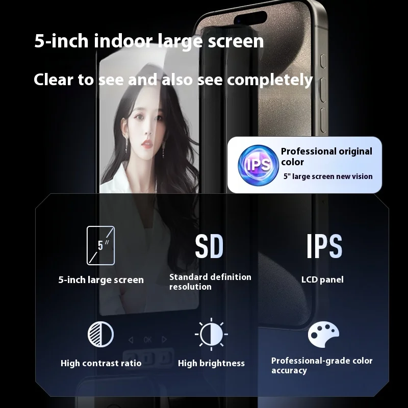 TLF For S93 Smart Door  Wooden - Smart Home Security reseña y precio