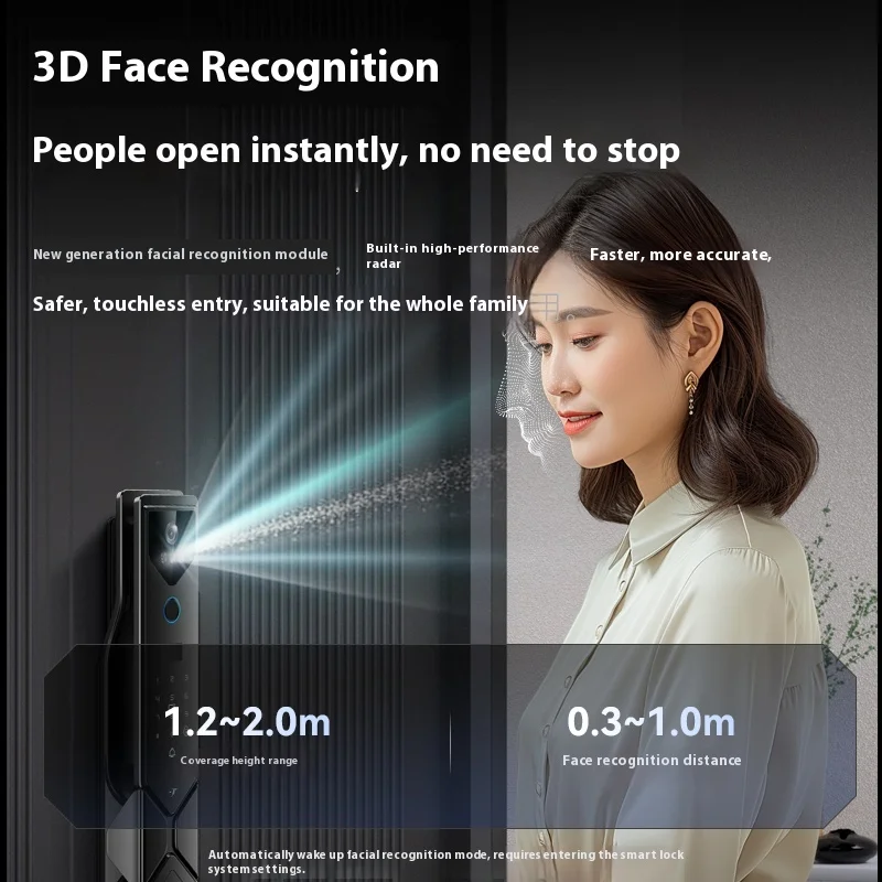 TLF For S93 Smart Door  Wooden - Smart Home Security reseña y precio