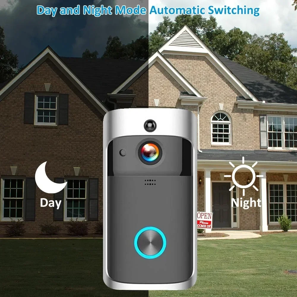 720P HD Smart Home Wireless WI - Smart Home Video Doorbell reseña y precio