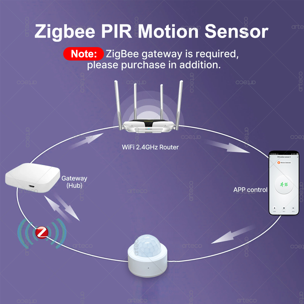Zigbee 3.0 Mini PIR Motion Sen - Smart Home Security reseña y precio