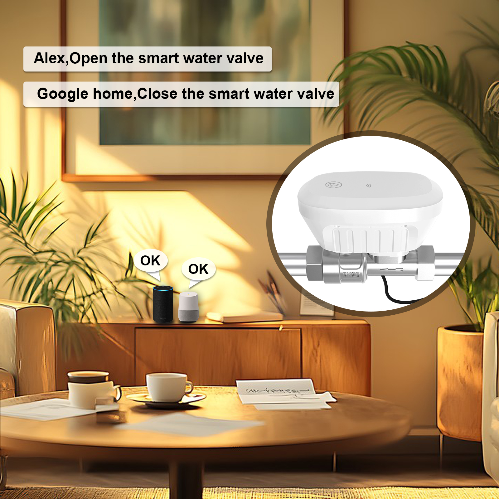 Tuya Smart WiFi Water Valve Wa - Smart Home Villa reseña y precio