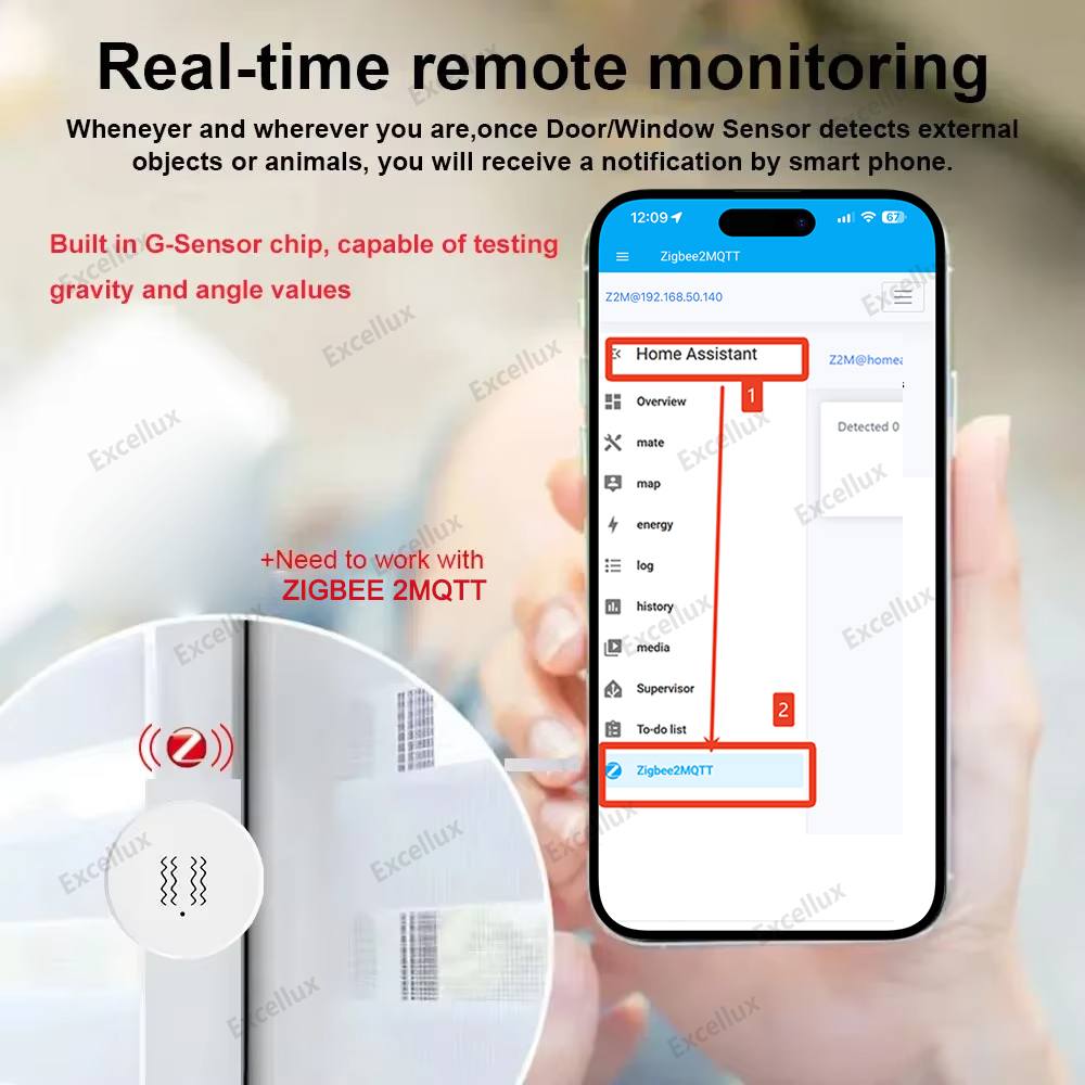 Zigbee 3.0 Smart Vibration Sen - Smart Home Security reseña y precio
