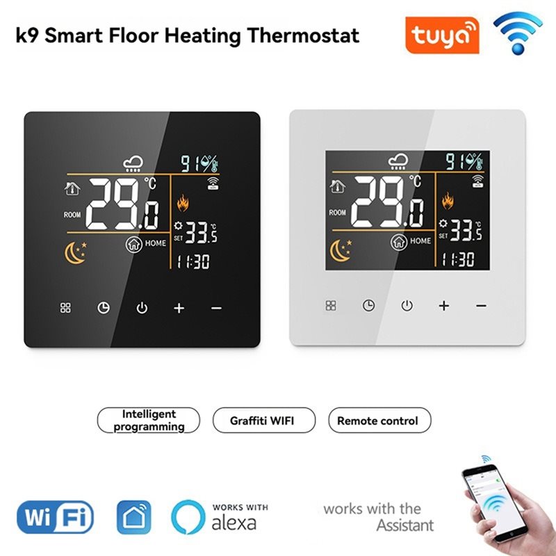 Tuya Smart Thermostat 25A Wifi - Smart Home Thermostat reseña y precio