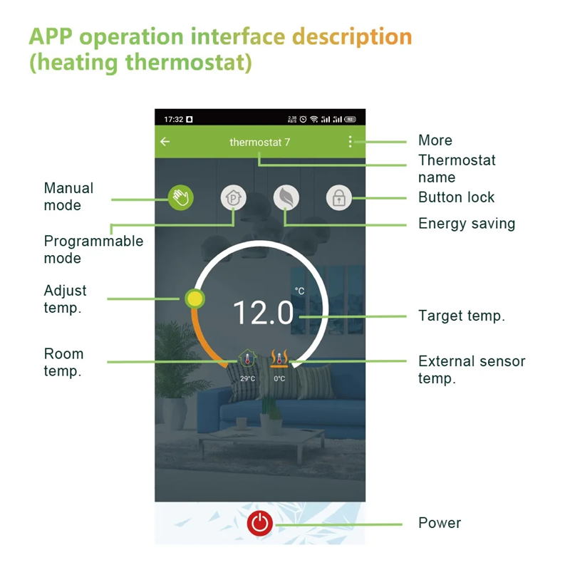 A13E-Smart Wifi Thermostat For - Smart Home Thermostat reseña y precio