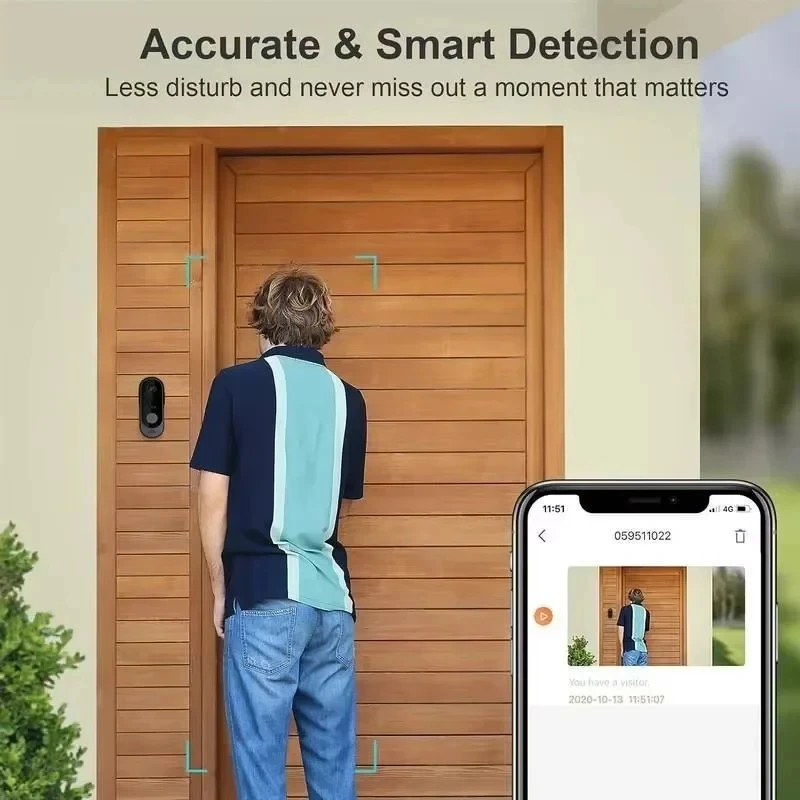 Tuya WIFI Camera Doorbell HD V - Smart Home Video Doorbell reseña y precio