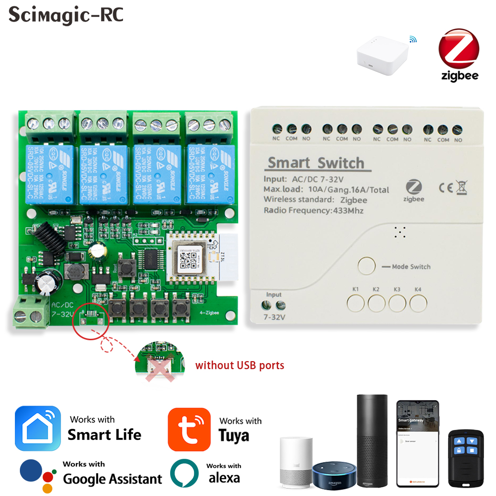 Zigbee Smart Switch Wifi Relay - Smart Home Villa reseña y precio