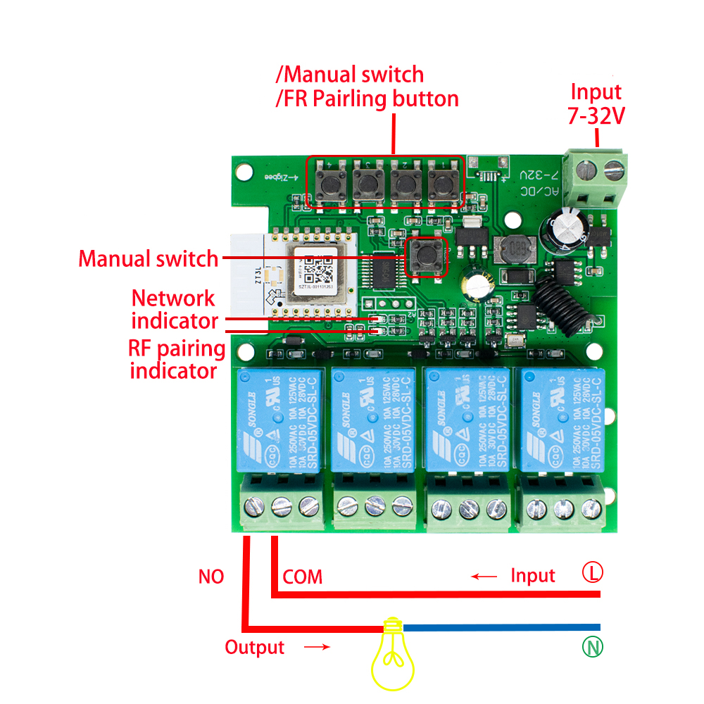 Zigbee Smart Switch Wifi Relay - Smart Home Villa reseña y precio