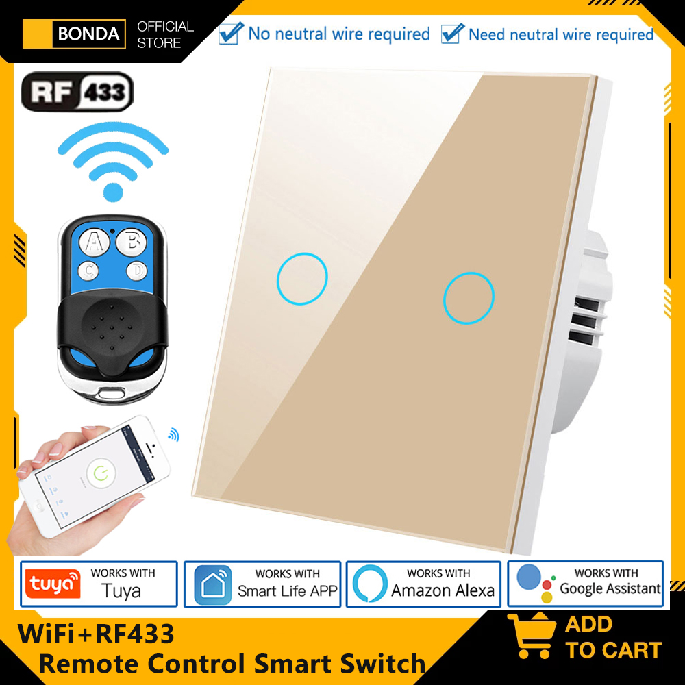Tuya EU WiFi+RF433 Smart Remot - Smart Home Google reseña y precio
