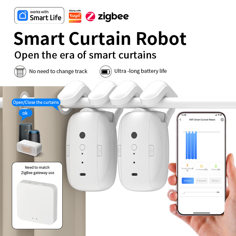 Zigbee Smart Curtain Driver Ro - Smart Home Google reseña y precio