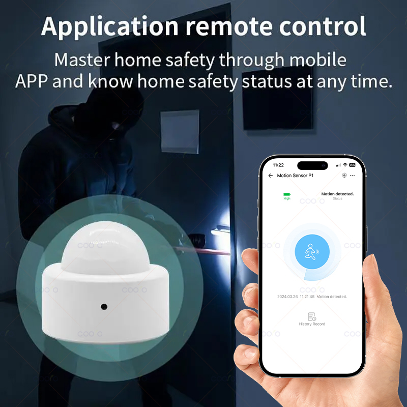 Zigbee Mini PIR Motion Sensor  - Smart Home Security reseña y precio