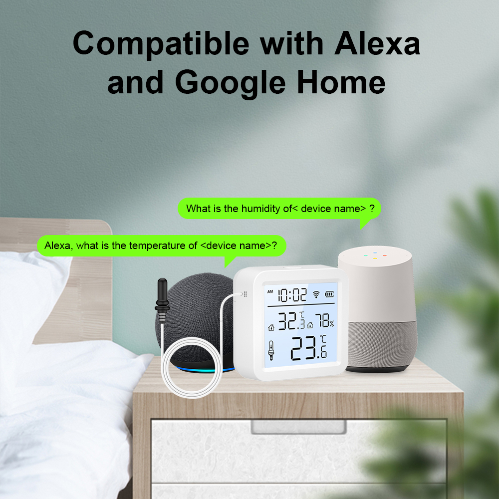 WiFi Humidity Temperature Sens - Smart Home Outdoor reseña y precio