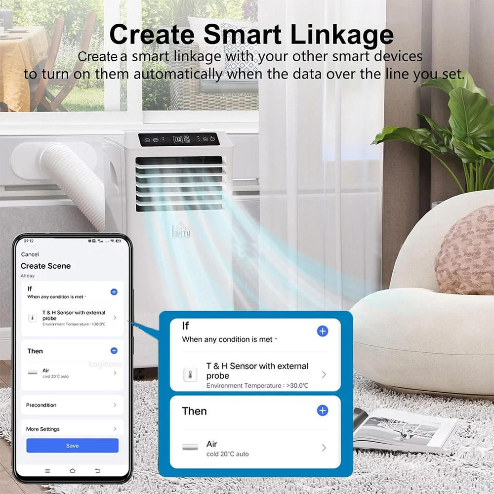 WiFi Humidity Temperature Sens - Smart Home Outdoor reseña y precio