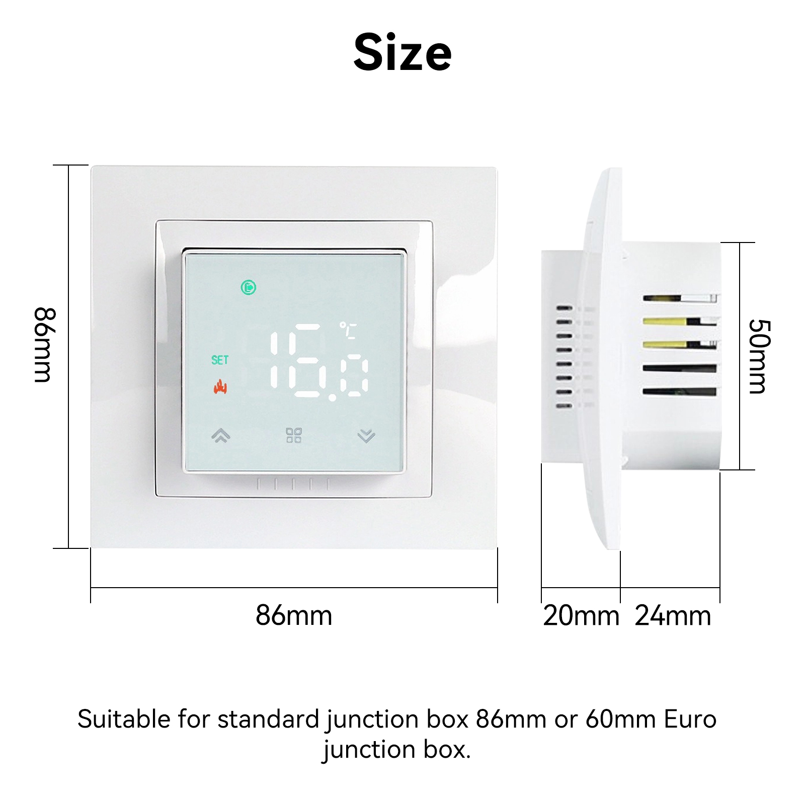 MINCO HEAT Smart WIFI MK08 The - Smart Home Thermostat reseña y precio