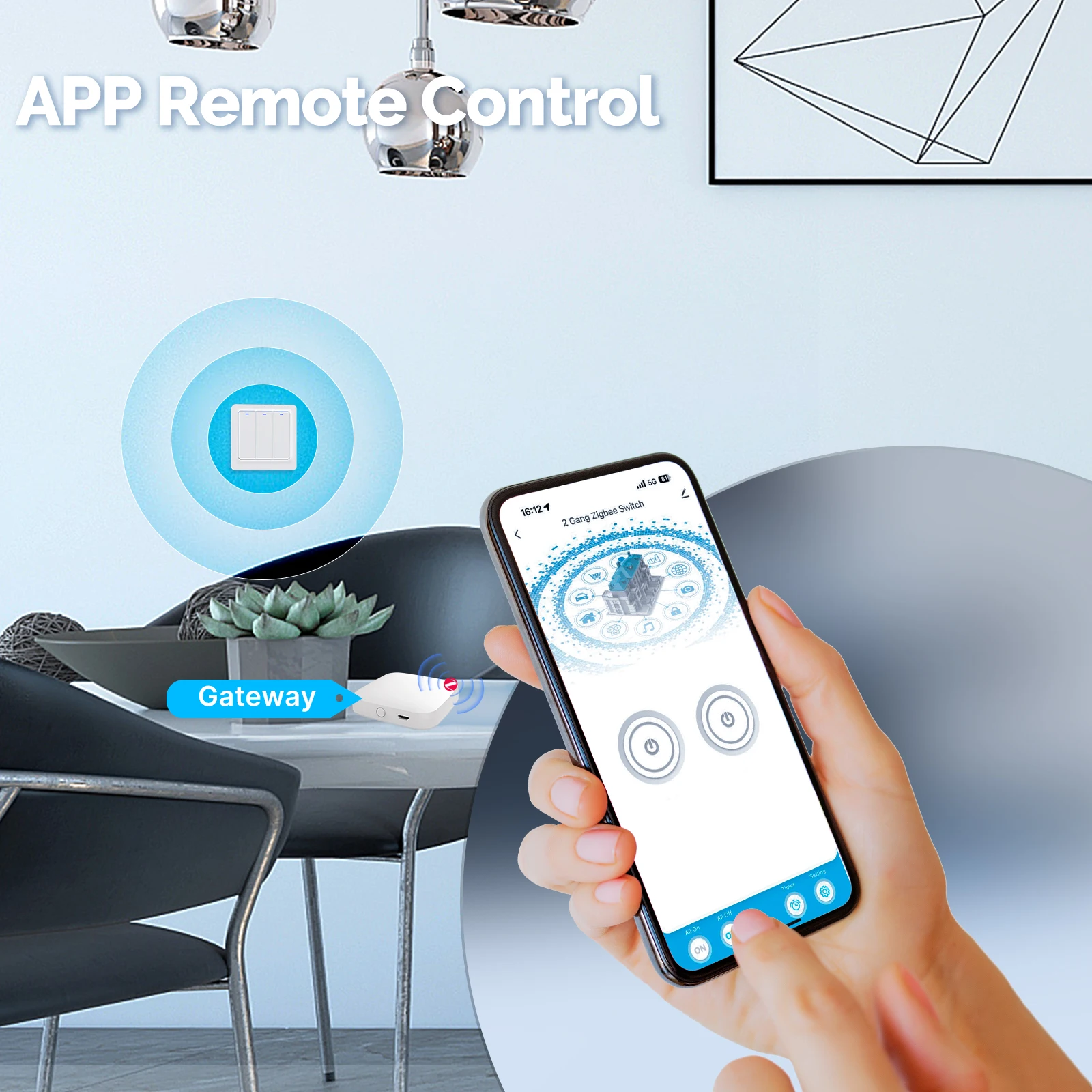 MOES ZigBee Smart Light Switch - Smart Home Google reseña y precio