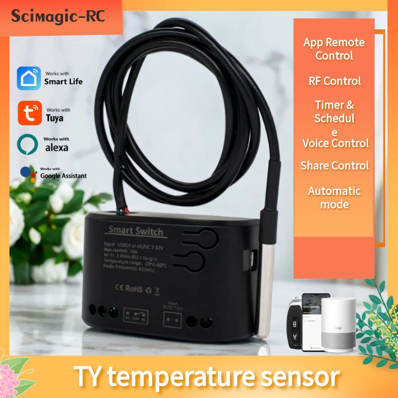 Tuya WiFi Smart Temperature Se - Smart Home Thermostat reseña y precio