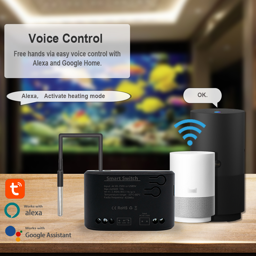 Tuya WiFi Smart Temperature Se - Smart Home Thermostat reseña y precio