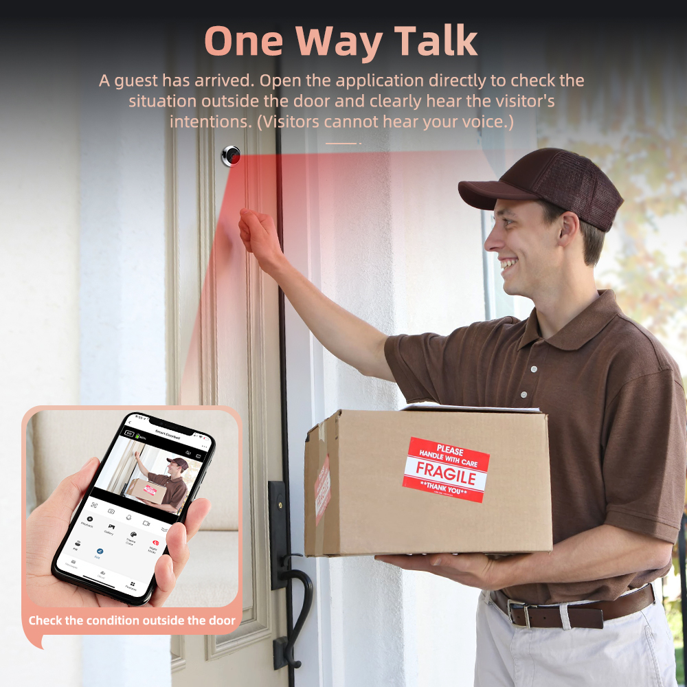 4.3 Inch Tuya Smart Home WiFi  - Smart Home Video Doorbell reseña y precio